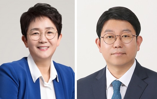 (왼쪽부터) 박정현 더불어민주당 최고위원, 전병덕 변호사