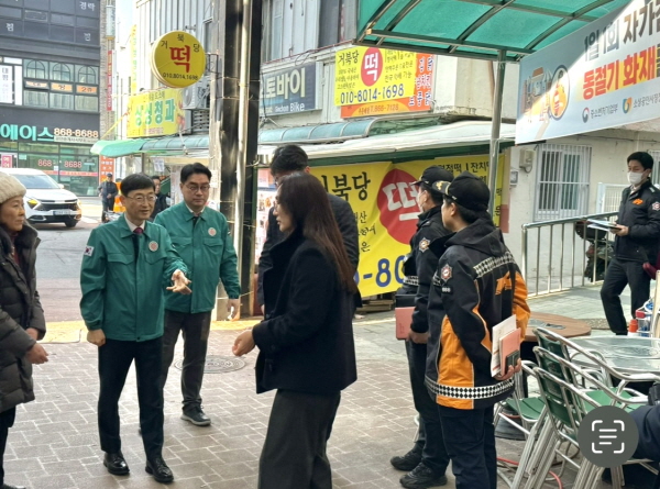 김하균 부시장 전통시장 점검 모습