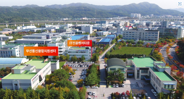 대전테크노파크(탑립동) 전경
