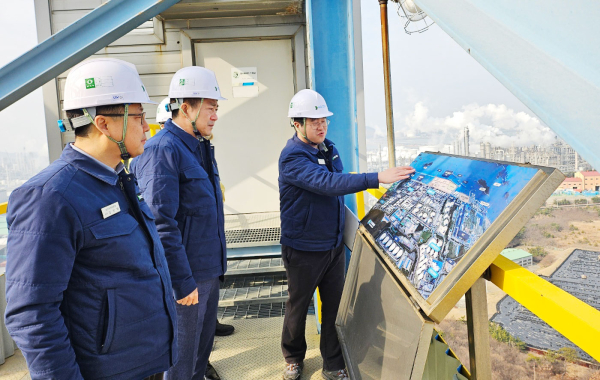1일 홍순광 부시장이 신규 승인된 산업단지 현장을 방문했다
