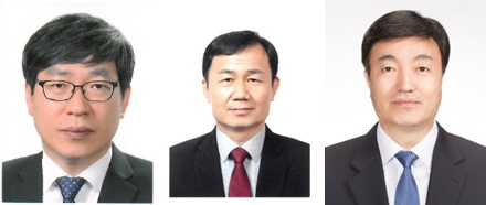(왼쪽부터) 대전시 최종문 교통건설국장, 최영준 도시주택국장, 박도현 환경녹지국장
