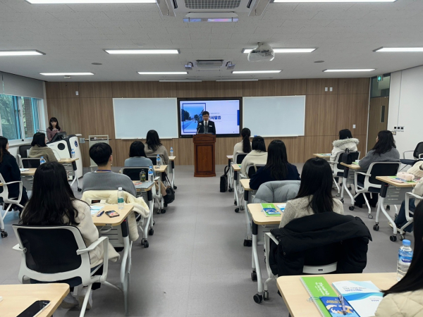 ‘2024년 신규임용 예정교사 직무연수(배움)’ 과정 연수 진행 모습