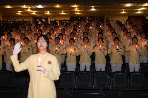 지난 23년 나이팅게일 선서식 모습