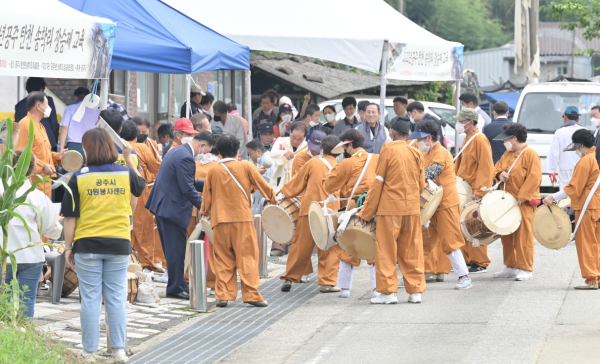 지난해 탄천장승제 진행 모습