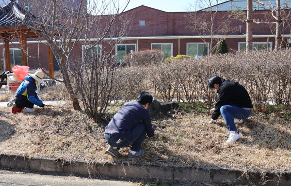 대전성모병원 자원 봉사 진행 모습
