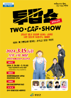 코믹 연극 ‘투깝쇼’ 포스터