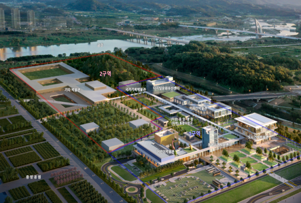 국립박물관단지 조감도