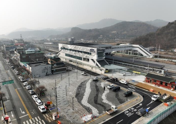 경원선 연천역 전경