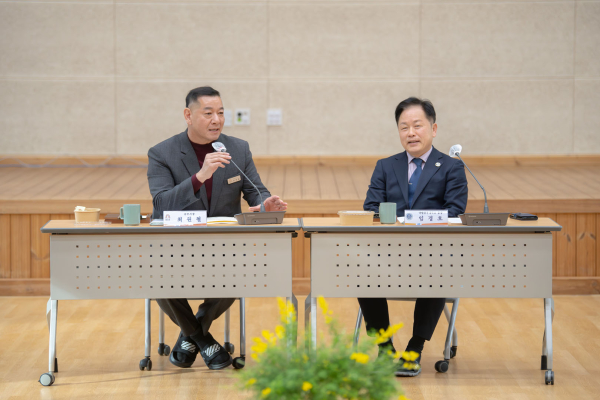 공주시-공주대학교와 상생협력 정책간담회 개최 모습
