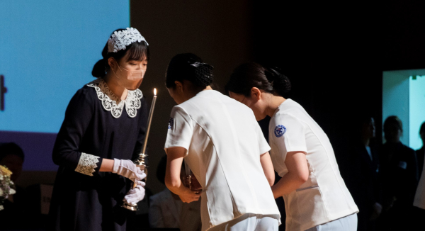 지난 배재대 나이팅게일 선서식 모습