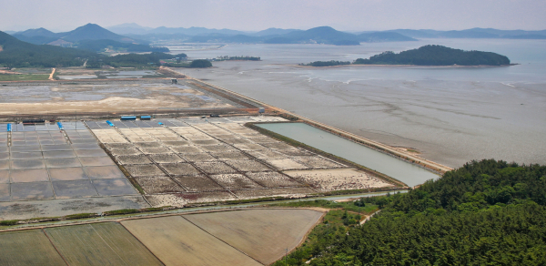 소원면 송현방조제 모습.