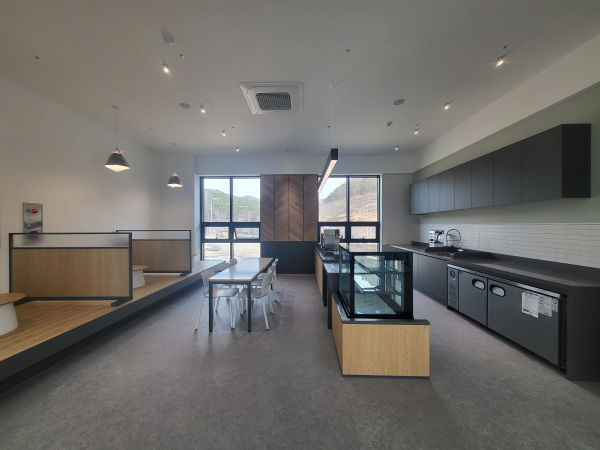 어린이백제체험관 카페 모습