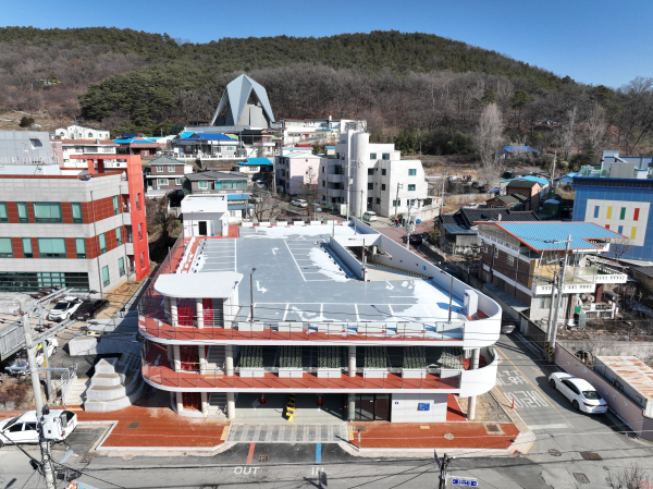 청양읍 공영주차타워(보건의료원) 임시 개방 운영