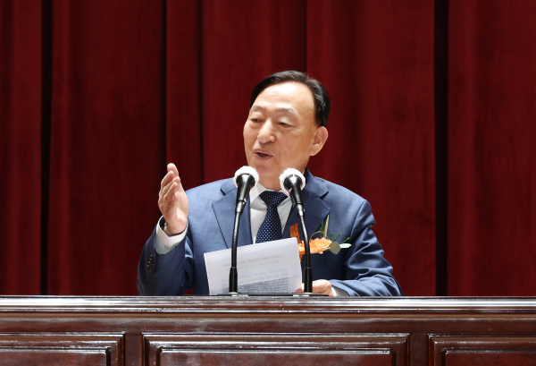 2024년 2월 말 퇴직교원 정부포상 전수식 개최 모습