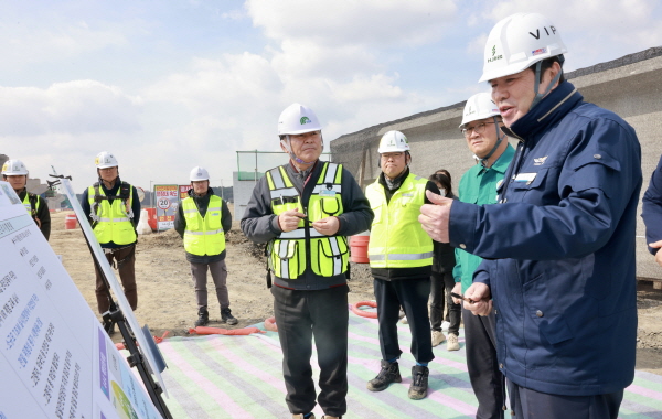 김동일 보령시장, 봄맞이 해빙기 주요 사업장 안전점검 모습