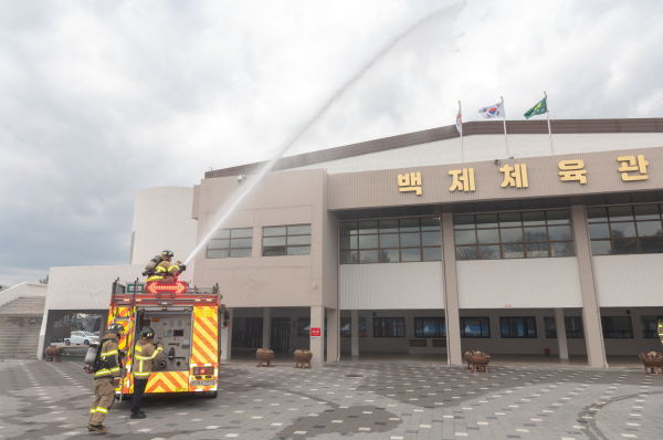 지난 6일, 민방위 훈련 진행 모습