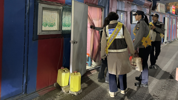 14일 학교 주변 및 편의점, 노래방, 일반음식점 등을 대상으로 진행된 개학기 맞이 청소년 유해환경 합동점검