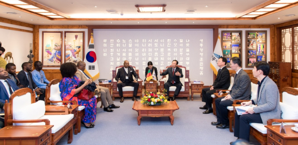 세종시-카메룬 정부 고위공무원 대표단 면담