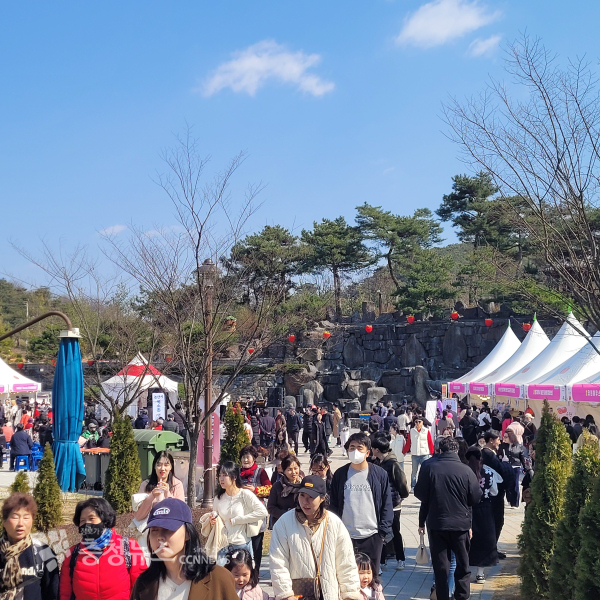 논산딸기축제 현장 모습