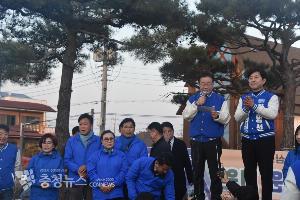 이재명 대표 현장 기자회견