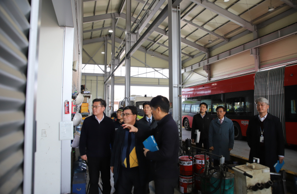 경영진 주관 사업장 현장안전점검 실시 사진