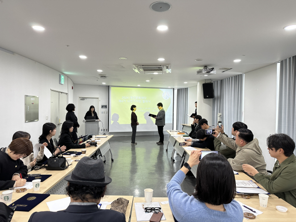 제6기 시민기자단 발대식 위촉장 수여 모습