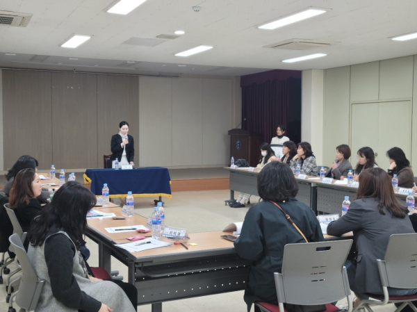 ‘2024학년도 1학기 중학교 학생평가 지원단 컨설팅 협의회’ 실시 모습