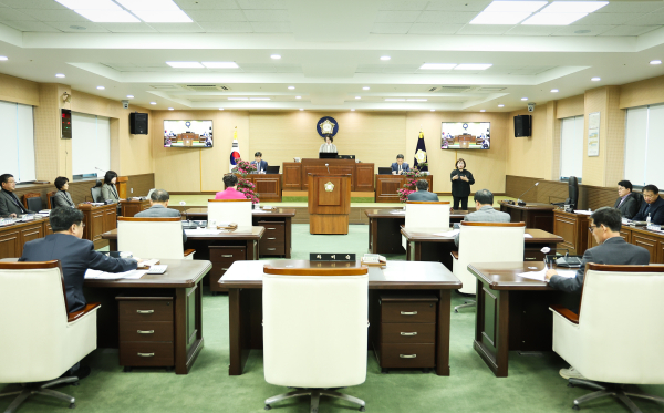 청양군의회 모습