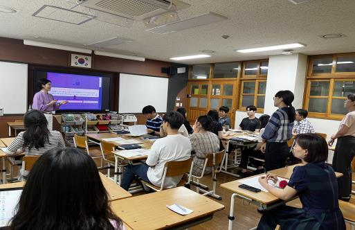 행동평가척도검사 설명회 모습