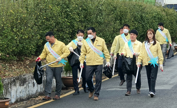 대전동부교육지원청, 청렴줍깅 행사