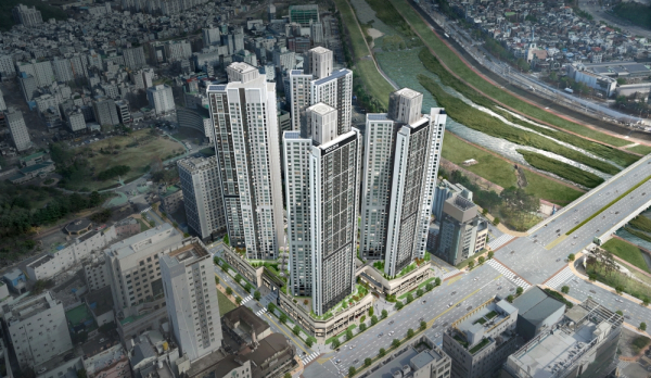 대전 유성 하늘채 하이에르 조감도