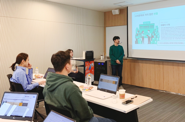 ‘KT&G 상상스타트업캠프’ 8기 그로스·글로벌 트랙 참가자 발표 사진