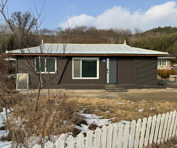 청양군 빈집이음사업 ‘만원 임대주택’ 외부 모습