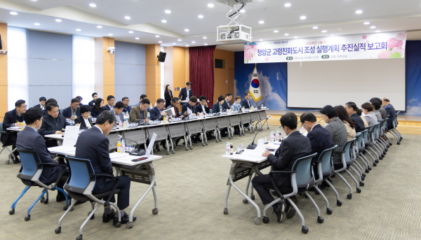 1분기 고령친화도시 조성 실행계획 추진 실적 보고회 개최 모습