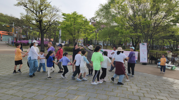 강강술래 놀이 모습