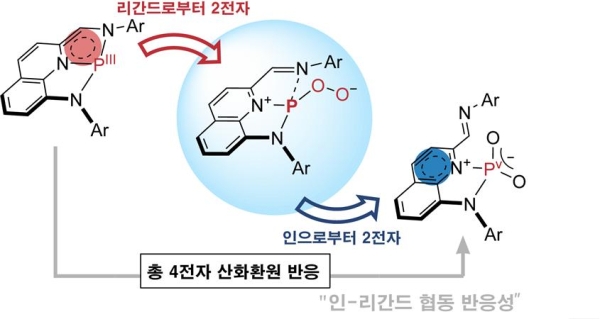인-리간드 협동 반응성을 통한 산소 4전자 환원 반응
