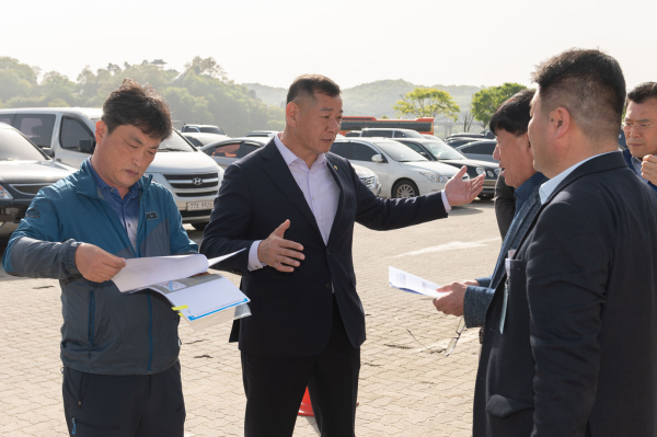 지난 16일, ‘2024 대한민국 자전거대축제 in 공주’의 성공 개최를 위해 사전 현장점검 모습
