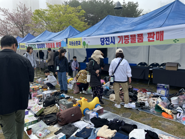 나눔장터 운영 사진