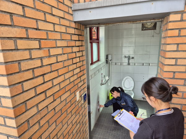 2024년 상반기 불법촬영 및 여성안심벨 합동점검 모습