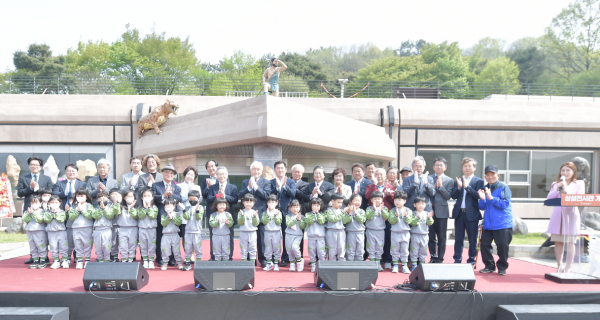 석장리박물관 상설전시실 개관식 모습