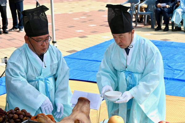 풍년 기원제 봉행 모습