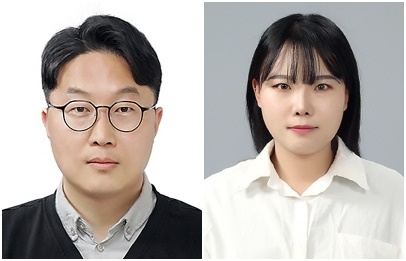 신소재공학과 김정현 교수(왼쪽), 대학원 응용소재공학과 임지민 석사졸업생