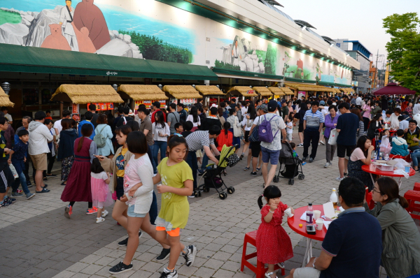 공주산성시장 모습