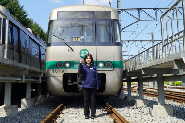 2월에 입사한 이수빈 기관사 모습