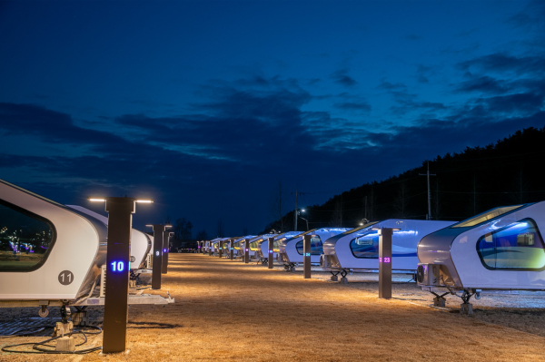 백마강레저파크 카라반 오토캠핑장 전경