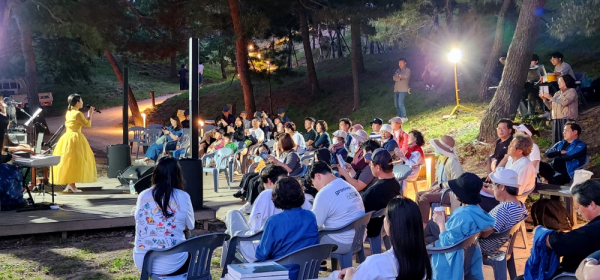 지난 공산성 달밤이야기 행사 모습