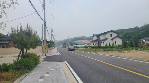 장군면 대교리 확포장 모습