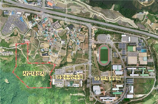 국립경찰병원 분원 사업대상지/아산시 제공<br>