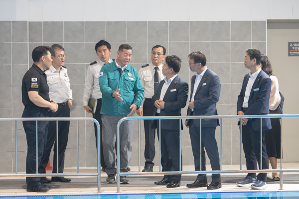 드론 실증 도시 구축사업_중앙소방학교 방문 모습