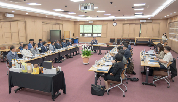 알밤박람회 조직위원회 위촉식 개최 모습